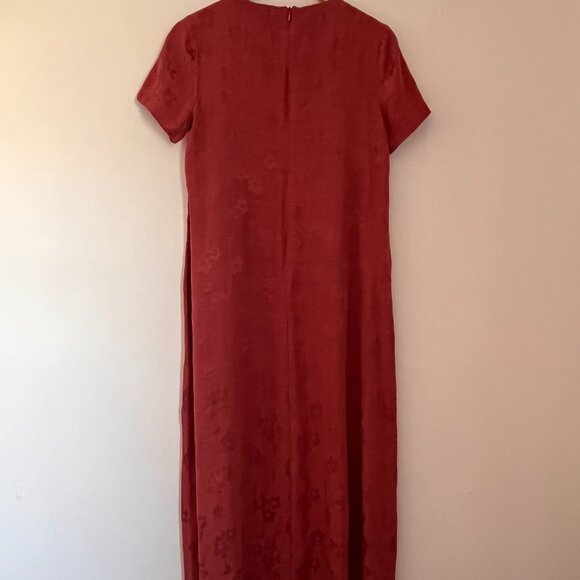 HATCH Maternity The James Dress in Faded Coral Floral | Size 2 - Picture 6 of 8